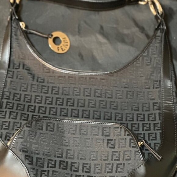 Fendi Chef Pocket Zucchino Hobo Bag - Picture 1 of 8